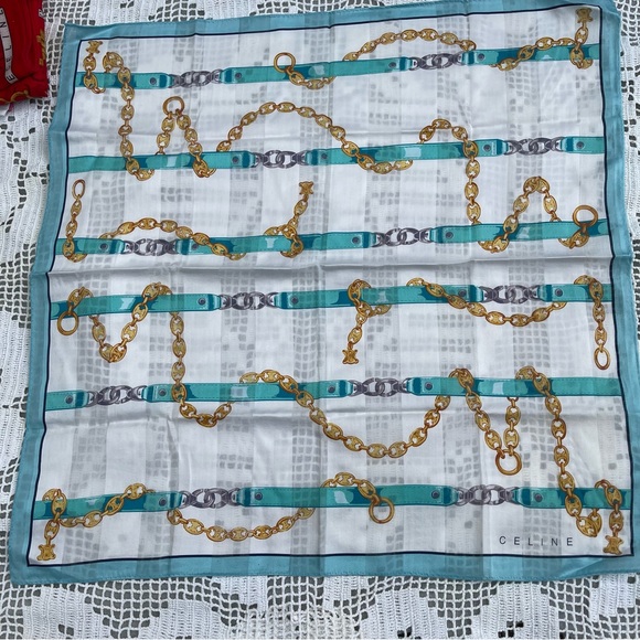 Celine Accessories - CELINE Paris scarf/handkerchief